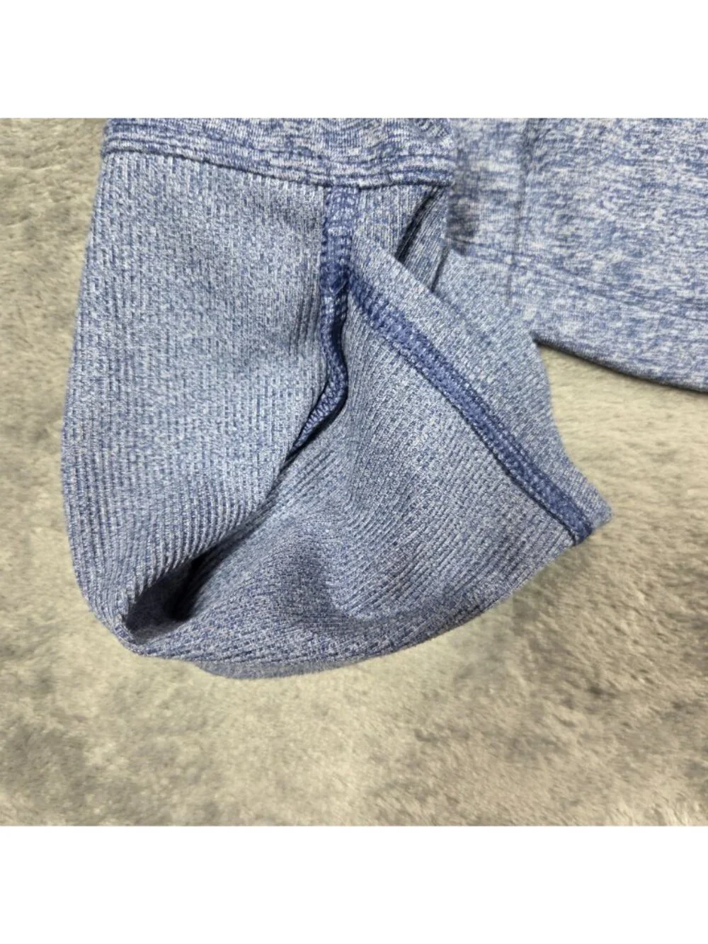 Athleta Girl Hoodie XL 14 Blue Lightweight Uptempo Cuffins Preppy Gym Pullover